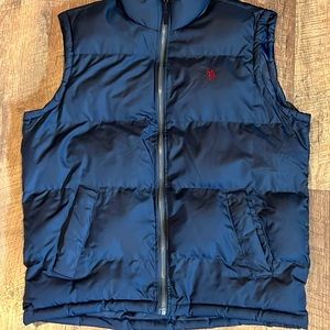 MENS NAVY VEST